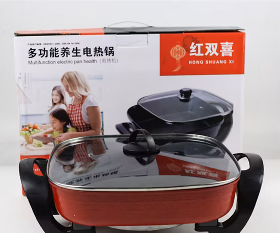 Multifunction Electric Non Stick Multi Frying Pan Multi Function Electric Fry Pan Multifunctional Frying Pan Square Hot Pan Electric Heating Pan Electric Pans
