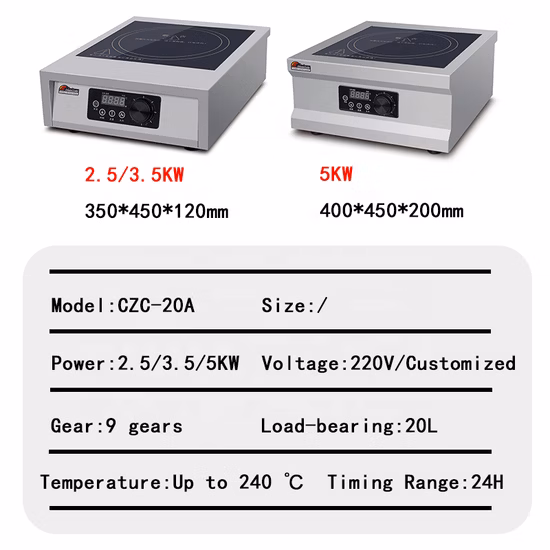 Restaurant Professional P Industrial Induction Electric Stove